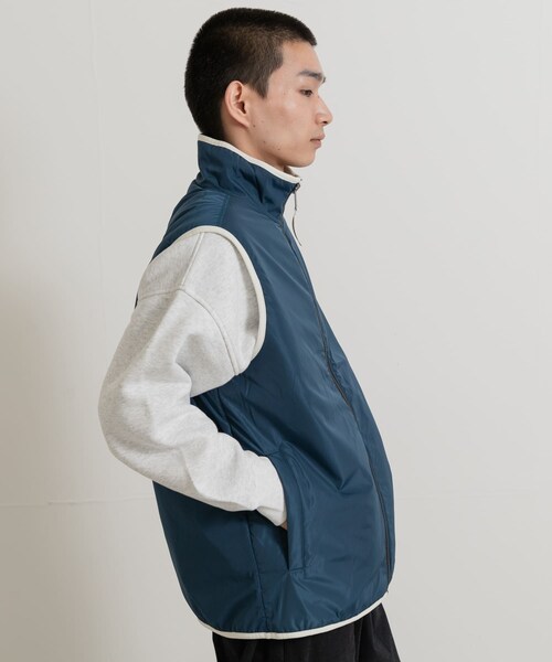 THE GOODLAND MARKET（ザグッドランドマーケット）の「AIGLE　シェルパフリース リバーシブルベスト T-KIT（ベスト・メンズ・DOVE/KRAFT/NOIR・M/L/XL）」の20枚目の写真