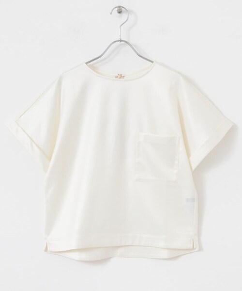 URBAN RESEARCH ROSSO（アーバンリサーチロッソ）の「『WEB/一部店舗限定』ウォッシャブルポケットデザインシャツブラウス（シャツ/ブラウス・レディース・OFF WHITE/CREAM/L/BROWN・FREE）」の17枚目の写真