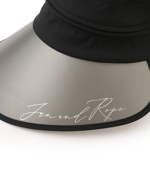 ROPE'(ロペ)の「【UV】2WAY セルハット(ハット・レディース・ブラック/ホワイト・F)」の10枚目の写真