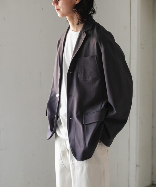 URBAN RESEARCH DOORS(アーバンリサーチドアーズ)の「FORK&SPOON TRテーラードジャケット(テーラードジャケット・メンズ・CHARCOAL/NAVY・4/5)」の15枚目の写真