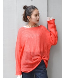 Ungrid | 透かし編みル-ズニット(ニット/セーター)