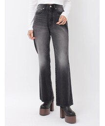 EVRIS | セミワイドフレアデニムパンツ(デニムパンツ)