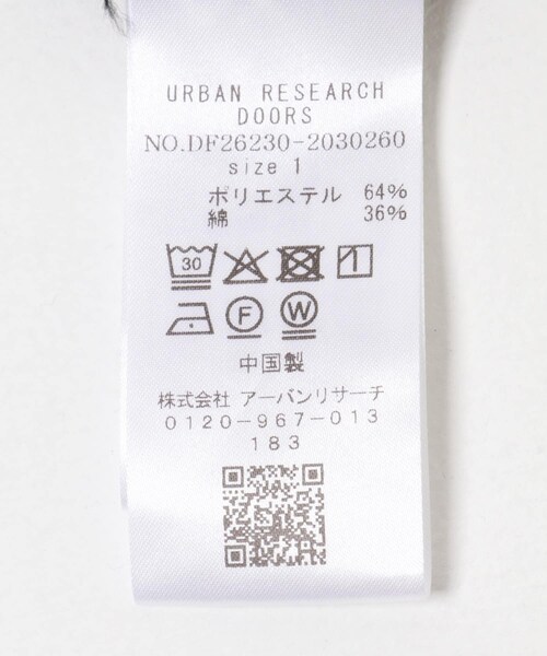 URBAN RESEARCH DOORS(アーバンリサーチドアーズ)の「FORK&SPOON シアサッカーレギュラーカラーシャツ(シャツ/ブラウス・レディース・CCLxBLK/BEGxCCL・1)」の7枚目の写真