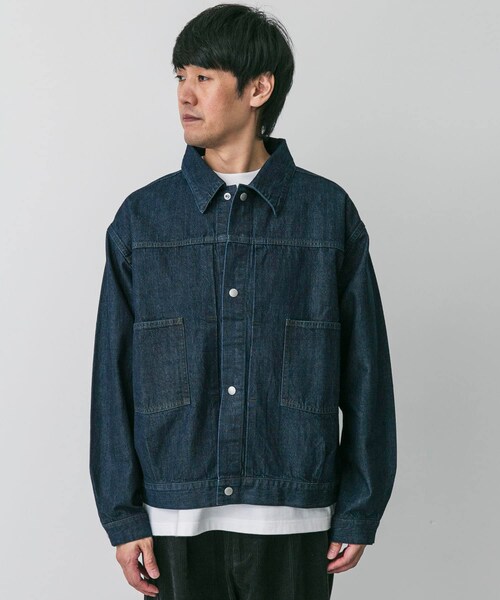 URBAN RESEARCH DOORS（アーバンリサーチドアーズ）の「ENDS and MEANS　Denim Jacket（デニムジャケット・メンズ・Indigo/Black・M/L）」の8枚目の写真