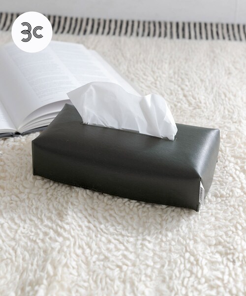 URBAN RESEARCH DOORS(アーバンリサーチドアーズ)の「『一部WEB限定カラー』commpost TISSUE BOX(その他雑貨・メンズ・Wine/Brown/Black/Natural/Navy/Green・one)」の4枚目の写真