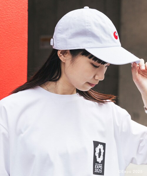THE GOODLAND MARKET（ザグッドランドマーケット）の「EXPO2025 CAP-EYE（キャップ・レディース・WHITE/BLACK・one）」の4枚目の写真