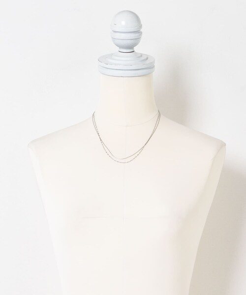 URBAN RESEARCH Sonny Label（アーバンリサーチサニーレーベル）の「ステンレス二連ナローネックレス（ネックレス・レディース・ゴールド/シルバー・One）」の6枚目の写真