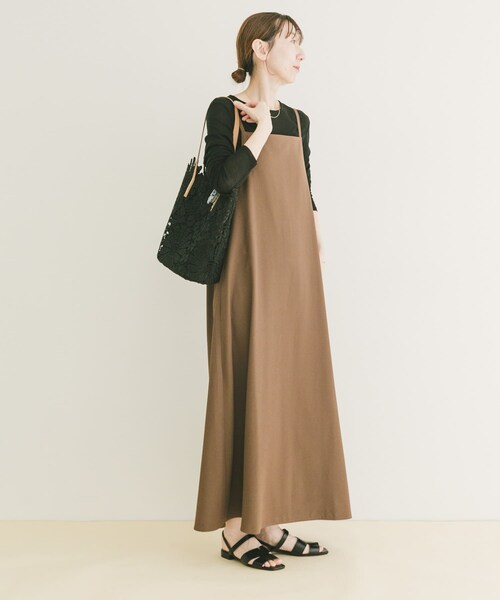 ITEMS URBANRESEARCH(アイテムズ アーバンリサーチ)の「シアーインナーセットワンピース(ワンピース・レディース・CML/CHA・Free)」の15枚目の写真