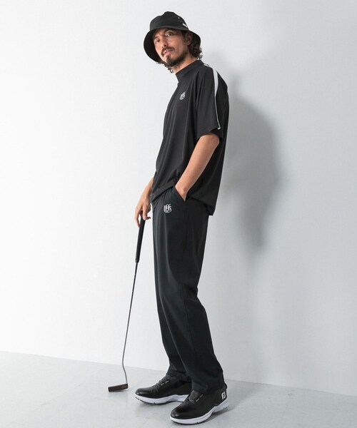 URBAN RESEARCH Sonny Label（アーバンリサーチサニーレーベル）の「OOPS　吸水速乾ラインモックネックTシャツ（Tシャツ/カットソー・メンズ・OFF/BLACK/DARK NAVY・M/L/XL）」の20枚目の写真