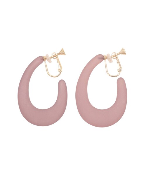 dazzlin（ダズリン）の「シアースケルトンイヤリング（イヤリング・レディース・パープル/オフホワイト/オレンジ・F）」の12枚目の写真