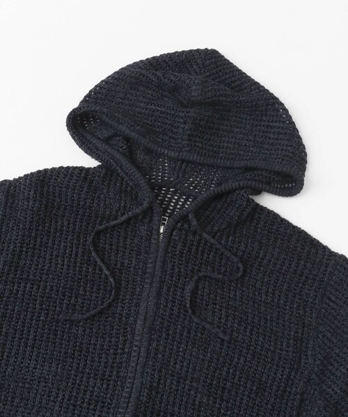 SENSE OF PLACE by URBAN RESEARCH（センスオブプレイスバイアーバンリサーチ）の「シアーメッシュフーディージップパーカー（パーカー・メンズ・BLACK/BROWN/GREIGE・M/L）」の13枚目の写真