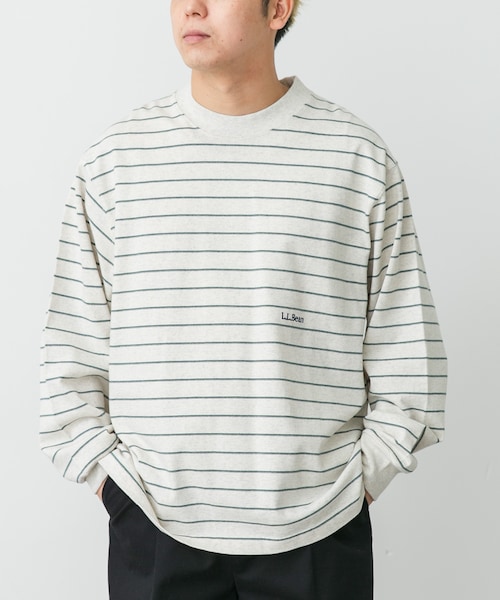 URBAN RESEARCH DOORS(アーバンリサーチドアーズ)の「L.L.Bean JAPAN EDITION UNION LONG SLEEVE STRIPE T-SHIRTS(Tシャツ/カットソー・メンズ・CCL×GREEN/BIRCH×NVY/BRN×YLW/NVY×CLOUD/SCA×NAVY・M/L/XL)」の16枚目の写真