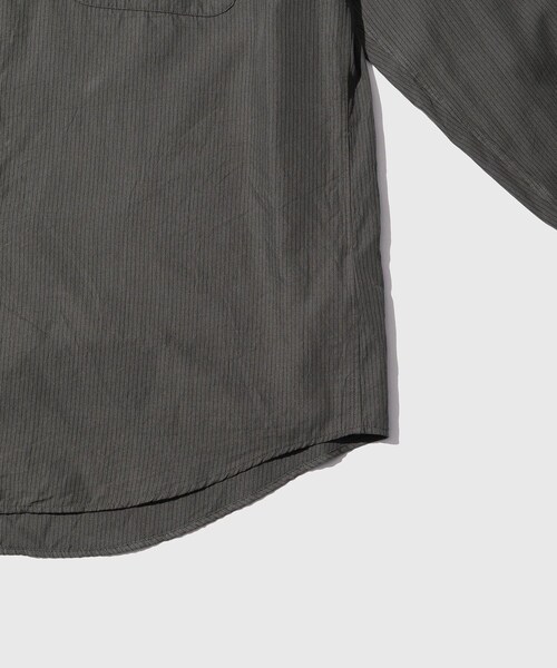 ADAM ET ROPE'(アダムエロペ)の「【KAPTAIN SUNSHINE/キャプテンサンシャイン】Regular Collar Shirt STRIPE(シャツ/ブラウス・メンズ・スミクロ/ダークブラウン・2/3/4)」の13枚目の写真
