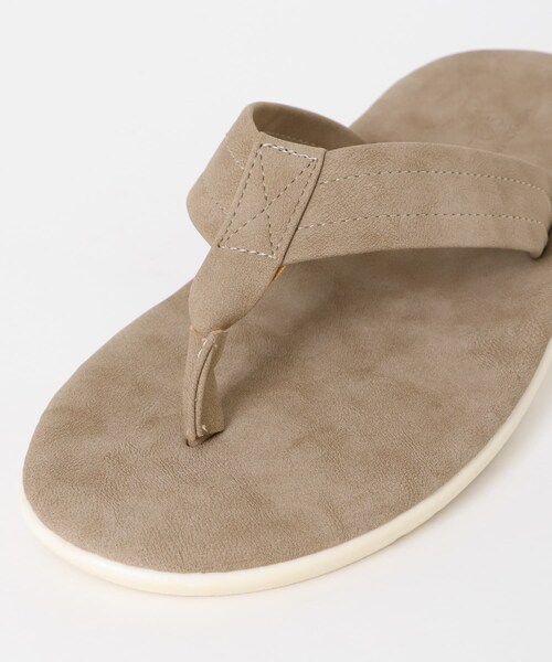 ITEMS URBANRESEARCH（アイテムズ アーバンリサーチ）の「エコレザートングサンダル（サンダル・メンズ・BEG/BLK/GRN/PNK・26.5/27.5）」の19枚目の写真