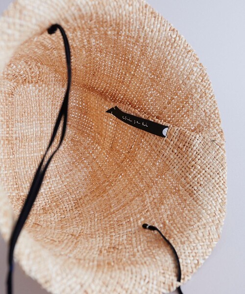 ADAM ET ROPE'(アダムエロペ)の「【J'aDoRe・一部店舗限定】【chisaki(チサキ)】Kanoko(ハット・レディース・オフホワイト・F)」の16枚目の写真