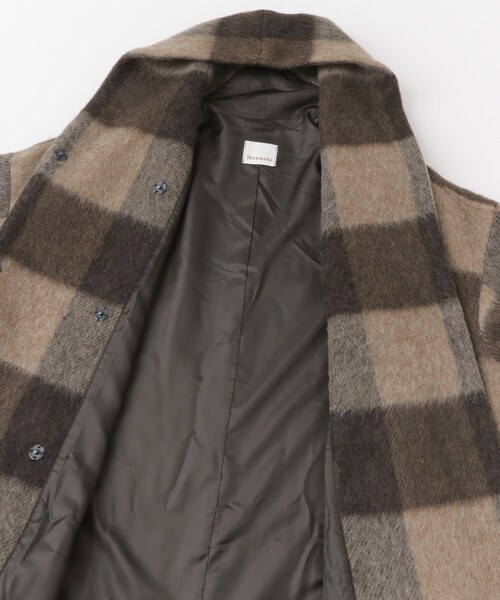 かぐれ（カグレ）の「Honnete　Shawl Collar Coat（テーラードジャケット・レディース・BrownCheck・one）」の18枚目の写真
