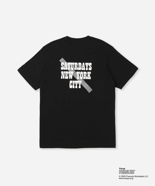 Saturdays NYC(サタデーズ ニューヨークシティ )の「SNYC x PEANUTS GANG IN THE SEA T(Tシャツ/カットソー・レディース・ブラック/ホワイト・L/M/S/XL)」の10枚目の写真