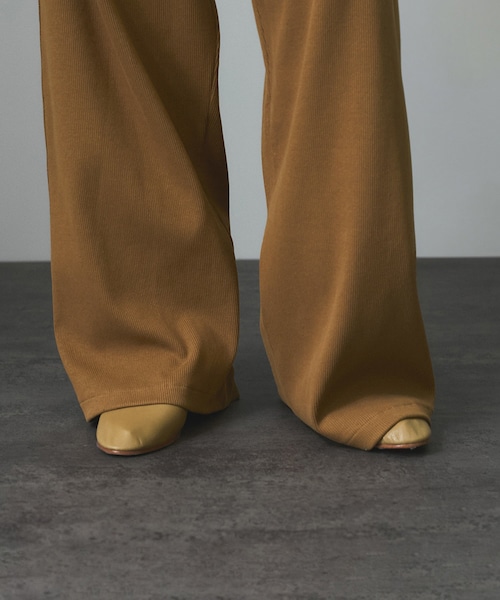 ADAM ET ROPE'（アダムエロペ）の「【Baserange（ベースレンジ）】CAMER PANTS（その他パンツ・レディース・ブラウン・XS）」の9枚目の写真