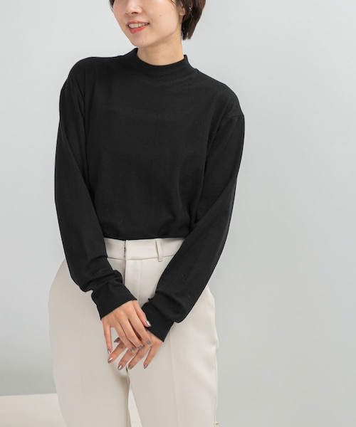 URBAN RESEARCH ROSSO（アーバンリサーチロッソ）の「GICIPI　PROCIONE（ニット/セーター・レディース・Panna/Nero/Mattone・3）」の2枚目の写真