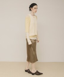 LAATO | mix knit vest(ベスト)