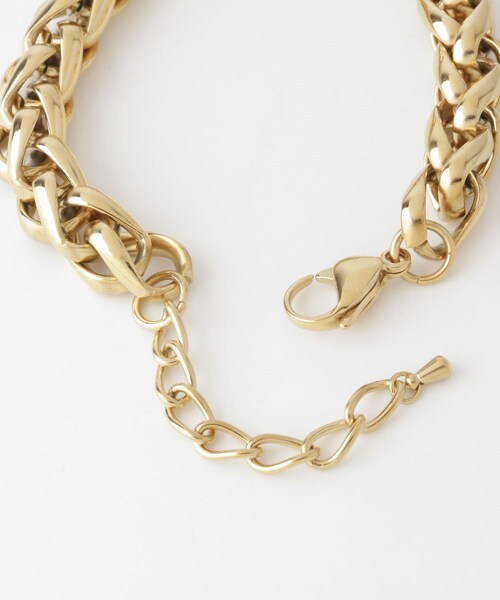 SENSE OF PLACE by URBAN RESEARCH（センスオブプレイスバイアーバンリサーチ）の「ツイストチェーンブレスレット（ブレスレット・メンズ・GOLD/SILVER・one）」の7枚目の写真