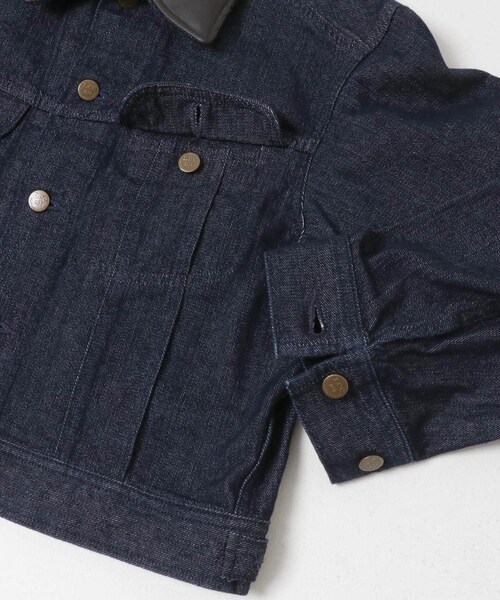 URBAN RESEARCH ROSSO(アーバンリサーチロッソ)の「『別注』Lee×ROSSO 2WAY COLLAR SHORT JACKET(デニムジャケット・レディース・OW BLACK/OW BLUE・Short)」の12枚目の写真