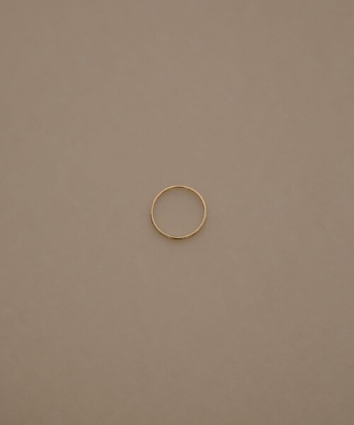 URBAN RESEARCH（アーバンリサーチ）の「decor『デコール』　18K BasicRing（リング・レディース・18KYG・11/13/15）」の2枚目の写真