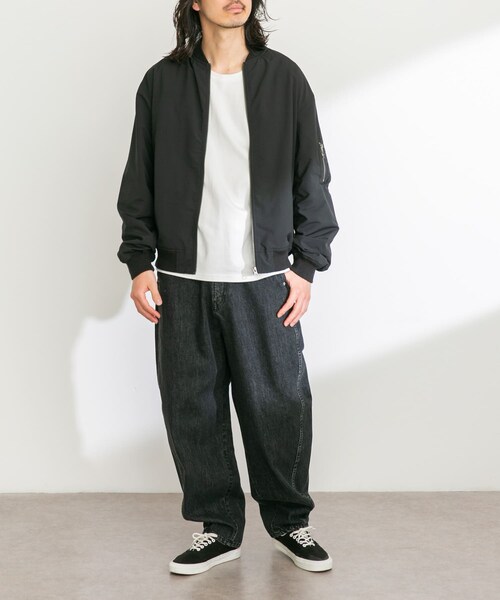 URBAN RESEARCH Sonny Label（アーバンリサーチサニーレーベル）の「デニムバレルパンツ（デニムパンツ・メンズ・グレー/ブラック/インディゴ・M/L）」の9枚目の写真