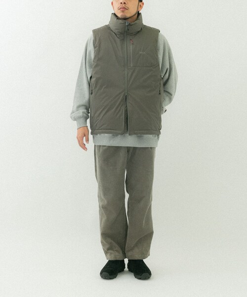 EKAL（エカル）の「NANGA　AURORA TEX STAND COLLAR DOWN VEST（その他アウター・メンズ・M.GRY/BLK・M/L）」の19枚目の写真