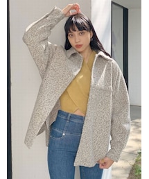 EMODA | ブラッシュドシャツブルゾン(ブルゾン)