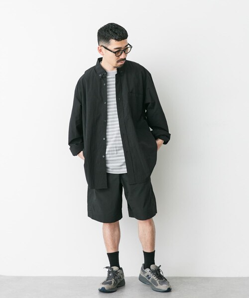 URBAN RESEARCH DOORS（アーバンリサーチドアーズ）の「『別注』BURLAP OUTFITTER×DOORS　Supplex Nylon Shorts（その他パンツ・メンズ・BRINDLE/BLACK/RAVEN・M/L）」の10枚目の写真