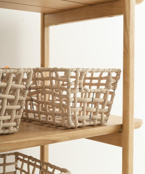 URBAN RESEARCH DOORS(アーバンリサーチドアーズ)の「BRID ROUGH KNIT BASKET WIDE S(収納グッズ・メンズ・GY/BE・S)」の20枚目の写真