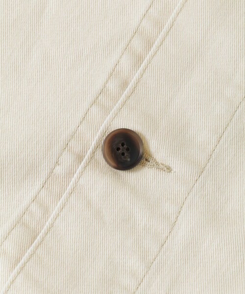 SENSE OF PLACE by URBAN RESEARCH（センスオブプレイスバイアーバンリサーチ）の「『セットアップ対応』デニムカバーオール（カバーオール・メンズ・IVORY/BLACK・M/L）」の12枚目の写真