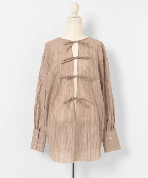 THE GOODLAND MARKET（ザグッドランドマーケット）の「&her　Washer Multi Shirts（シャツ/ブラウス・レディース・PINK/WHITE/NAVY・one）」の22枚目の写真