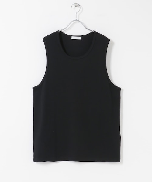 SENSE OF PLACE by URBAN RESEARCH（センスオブプレイスバイアーバンリサーチ）の「コットンスムースタンクトップ（タンクトップ・メンズ・WHITE/BLACK/CHARCOAL・M/L）」の2枚目の写真