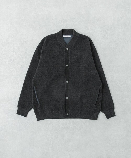 URBAN RESEARCH（アーバンリサーチ）の「モールニットカーディガン（カーディガン/ボレロ・メンズ・NAVY/CHARCOAL/KHAKI/BLACK・M/L）」の2枚目の写真