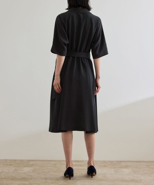 ROPE'（ロペ）の「【洗える】サファリシャツワンピース（ワンピース・レディース・ベージュ/ネイビー・36/38）」の21枚目の写真