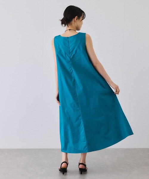 Jayro（ジャイロ）の「ノースリーブフレアワンピース（ワンピース・レディース・ブラック/グリーン/キミドリ/ネイビー/ピンク・F）」の14枚目の写真