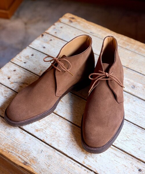 ADAM ET ROPE'(アダムエロペ)の「【CROCKETT&JONES for WILD LIFE TAILOR】Glencoe(ブーツ・メンズ・ベージュ・39.0/39.5/40.0/41.0/42.0/43.0/44.0/45.0)」の21枚目の写真