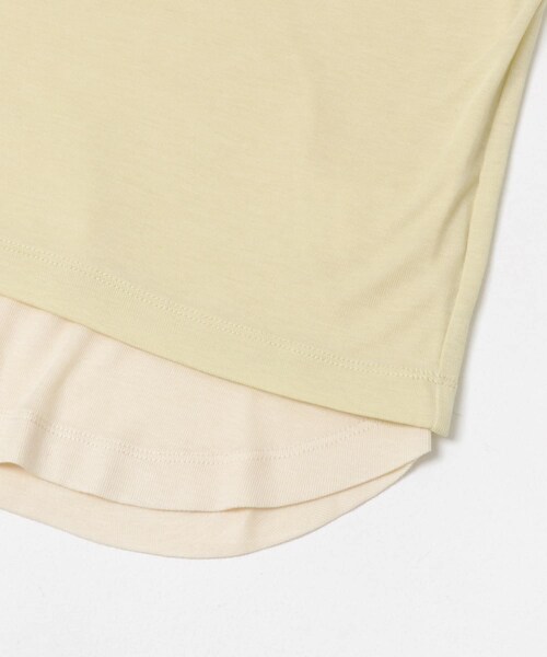 LAATO(ラート)の「layered color tee(Tシャツ/カットソー・レディース・ネズミ/バター/リップ・Free)」の13枚目の写真