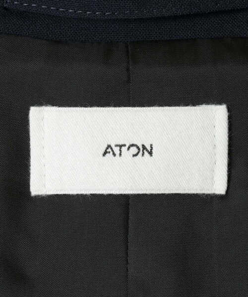 URBAN RESEARCH（アーバンリサーチ）の「ATON　HIGH TWIST WOOL JACKET（テーラードジャケット・メンズ・BLACK/NAVY・4/6）」の14枚目の写真