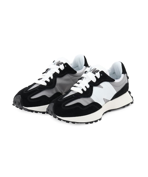 ADAM ET ROPE'（アダムエロペ）の「【公式サイト限定】【New Balance（ニューバランス）】327EC/327ED（スニーカー・レディース・ブラック/ライトグレー・22.5/23.5/24.5）」の2枚目の写真