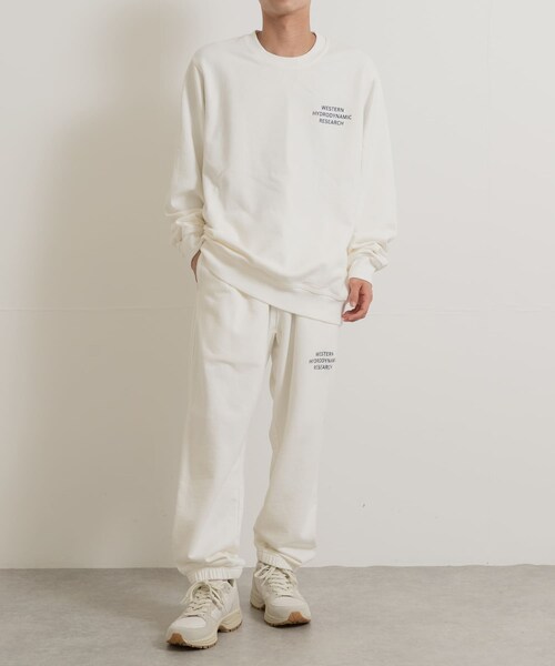 THE GOODLAND MARKET（ザグッドランドマーケット）の「Western Hydrodynamic Research　WORKER SWEAT CREW（スウェット・メンズ・15IVORY/40NAVY/01BLACK・M/XL）」の11枚目の写真