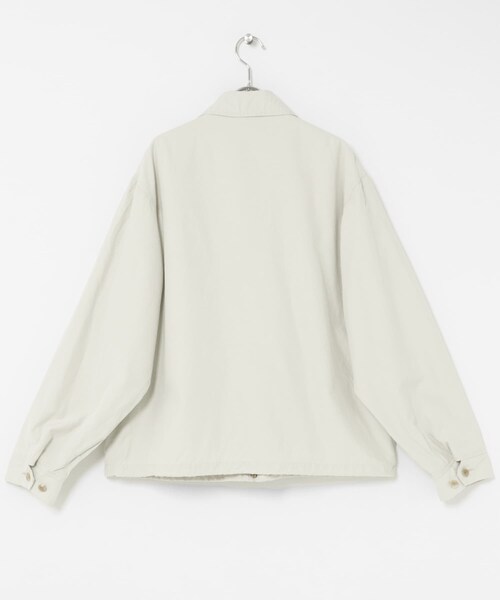 URBAN RESEARCH(アーバンリサーチ)の「A PRESSE Cotton Silk Back Gabardine Coach Jacket(ブルゾン・メンズ・BLACK/ECRU・2/3)」の8枚目の写真
