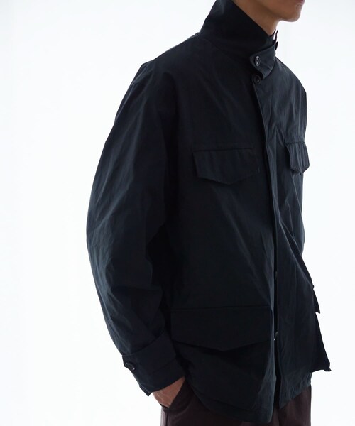 URBAN RESEARCH（アーバンリサーチ）の「new basic NYLON TYPE M-47 JACKET（テーラードジャケット・メンズ・KHAKI/BLACK・M/L）」の4枚目の写真