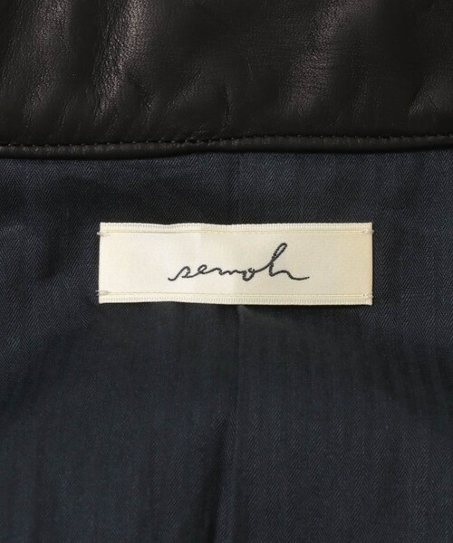 URBAN RESEARCH(アーバンリサーチ)の「semoh Horse Leather Jacket(ライダースジャケット・メンズ・BLACK・2)」の11枚目の写真