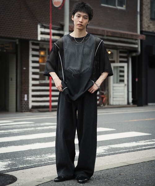 SENSE OF PLACE by URBAN RESEARCH(センスオブプレイスバイアーバンリサーチ)の「カーブデニムパンツ(デニムパンツ・メンズ・BLACK/L.INDIGO・M/L)」の9枚目の写真