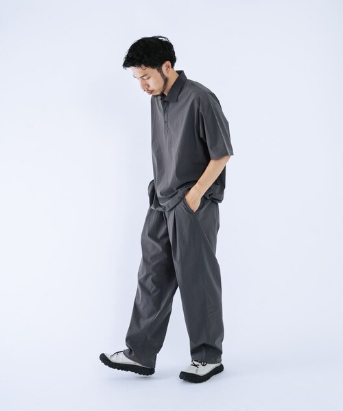 EKAL(エカル)の「『吸水速乾/通気性/軽量』DOT AIR PULLOVER SHIRTS(シャツ/ブラウス・メンズ・ブラック/グレー/ネイビー・M/L)」の22枚目の写真