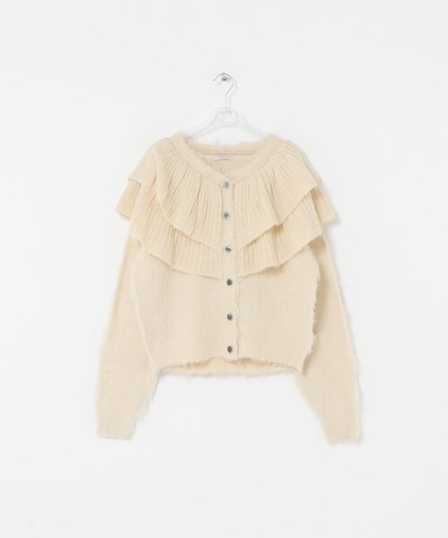 LAATO（ラート）の「frill frill knit cardigan（ニット/セーター・レディース・ラテ/シャドウ/モス/ハニー・FREE/Free）」の9枚目の写真