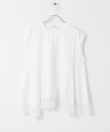 URBAN RESEARCH ROSSO | CHIGNON　レースフレンチカットソー(Tシャツ/カットソー)